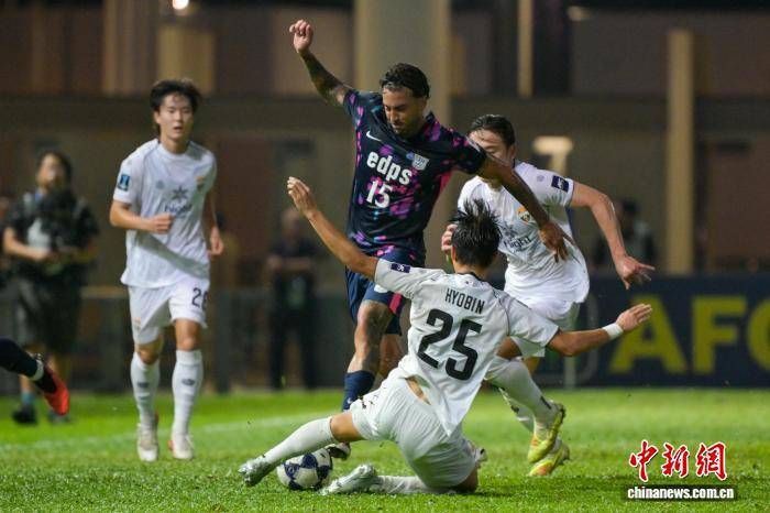 亚冠二级联赛小组赛：中国香港杰志队战平韩国江原FC队
